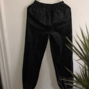 Black waterproof pants